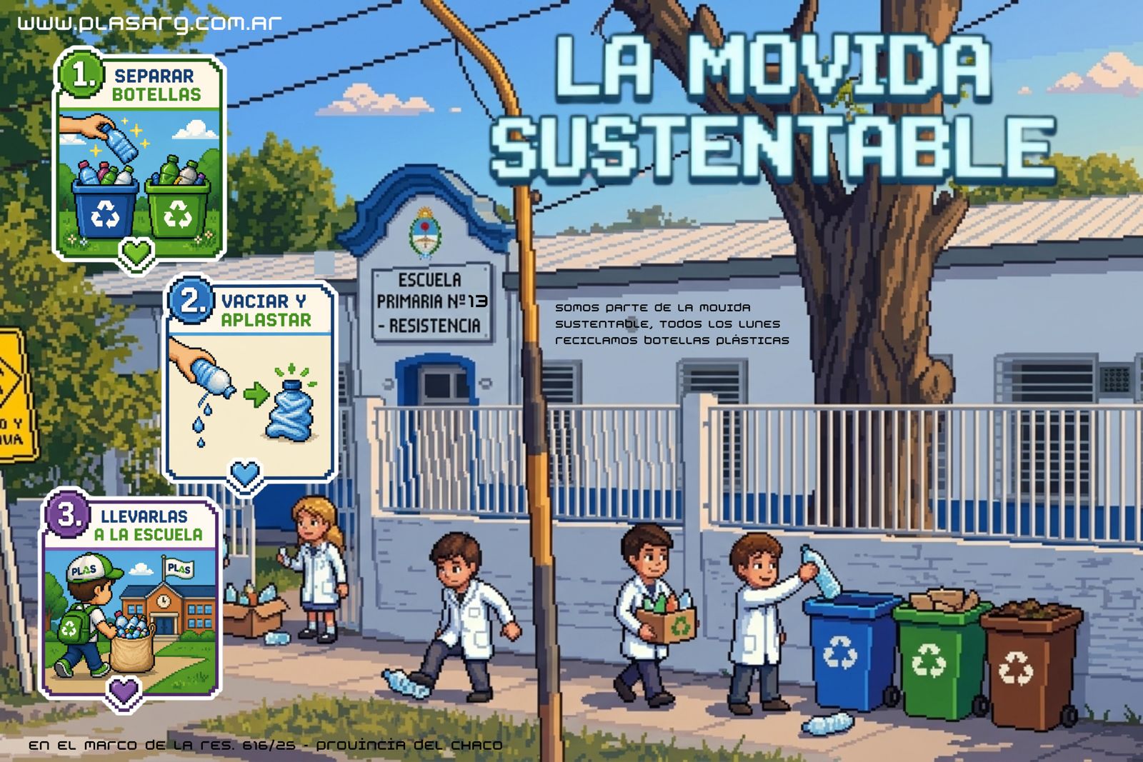 Reciclar para crecer: compromiso ambiental y mejora del mobiliario escolar